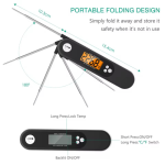 Digital Food Thermometer BBQ Kitchen Thermometer for Meat Water Milk